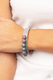 Paparazzi Saturn Safari - Silver Oil Spill Bracelet