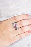 Paparazzi Flirting With Sparkle - Pink Rhinestones - Ring