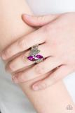 Paparazzi Stay Sassy - Pink Rhinestones - Silver Ring