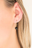 Paparazzi The GRIT Crowd - Black - Necklace and matching Earrings