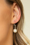 Paparazzi Grandiose Glimmer - White Necklace - The Jewelry Box Collection 