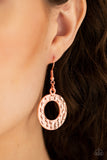Paparazzi Mildy Metro - Copper Necklace and Matching Earring