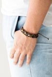 paparazzi Nautical Navigator Brown Urban Bracelet