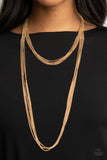 Paparazzi Save Your TIERS - Gold Necklace