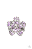 Paparazzi Botanical Ballroom – Purple Flower Ring EMP Exclusive 2021