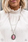 Paparazzi Paparazzi Endlessly Enchanted - Pink Necklace Fashion Fix May 2020 - The Jewelry Box Collection 