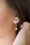 Paparazzi Accessories Summer Cool - Yellow Necklace & Earrings - The Jewelry Box Collection 
