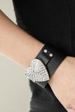 Paparazzi Flauntable Flirt - Black Bracelet- July 2021 Life Of The Party Exclusive