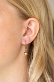 Paparazzi Fashionista Flair - Brass Necklace - The Jewelry Box Collection 