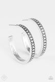 Paparazzi Playfully Pervuvian Silver Hoop Earring