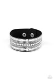 Paparazzi Rebel Radiance - Black Wrap Bracelet - The Jewelry Box Collection 