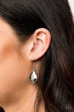 Paparazzi All Toget-HEIR Now - Silver Necklace and matching earrings - The Jewelry Box Collection 