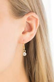 Paparazzi Special Treatment - Gold Necklace and matching earrings