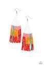 Paparazzi Beaded Boho White Seed bead Earrings - The Jewelry Box Collection 