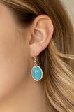 Paparazzi Harbor Harmony Blue Necklace and Matching Earrings - The Jewelry Box Collection 