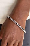 Paparazzi - Glitzy Gleam Black Bracelet - The Jewelry Box Collection 