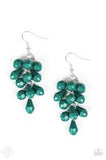 Paparazzi Fabulously Flamenco - Green - Earrings - Fashion Fix / Trend Blend