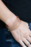 Paparazzi Stack Shack - Rose Gold Bracelet