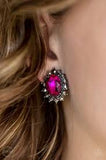 Paparazzi Gala Glamour - Pink Clip-On