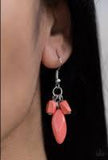 Paparazzi Bead Binge Necklace Paparazzi SPRING 2019 EMP - Coral orange Necklace and matching Earrings - The Jewelry Box Collection 