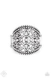 Paparazzi Island Rover - Silver Ring - Trend Blend Fashion Fix - May 2019