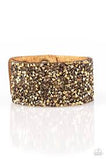 Paparazzi More Bang For Your Buck - Brass wrap bracelet