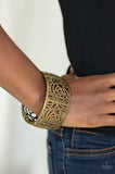 Paparazzi Victorian Variety - Brass Bracelet