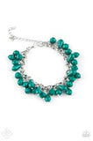 Paparazzi Malibu Masquerade - Green - Bracelets- Fashion Fix / Trend Blend