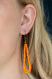 Rio Roamer - Orange Necklace - The Jewelry Box Collection 