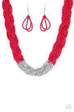 Paparazzi Brazilian Brilliance - Red Necklace - The Jewelry Box Collection 