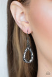 Paparazzi Terra Couture - Black Necklace and matching Earrings