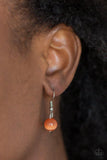 Paparazzi Glow and Tell Orange Necklace - The Jewelry Box Collection 