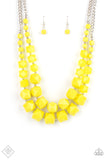 Paparazzi Summer Excursion Yellow Necklace Fashion Fix July 2020