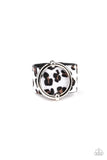 Paparazzi asking fur trouble white bracelet - The Jewelry Box Collection 