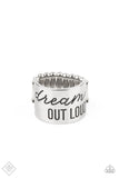 Paparazzi Dream Louder Silver Ring Fashion Fix July 2020