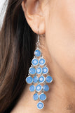 Paparazzi Wifh all Dew Respect Blue Earrings
