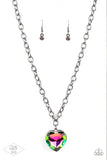 Paparazzi Necklace ~ Flirtatiously Flashy - Multi Oil Spill