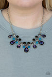 Paparazzi Debutante Drama Purple Necklace - The Jewelry Box Collection 