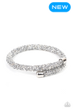 Paparazzi Roll Out The Glitz - Silver Bracelet
