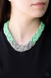 Paparazzi Brazilian Brilliance - Green Necklace - The Jewelry Box Collection 