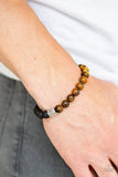 Paparazzi Take It Easy Brown Urban Bracelet