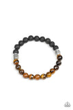 Paparazzi Take It Easy Brown Urban Bracelet